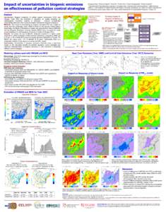 Impact of uncertainties in biogenic emissions on effectiveness of pollution control strategies Xiaogang Tang1, Christian Hogrefe2, Shan He3, Tonalee Key3, Panos Georgopoulos1, Sastry Isukapalli1 1 Computational Chemodyna