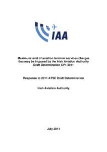 Air traffic control / Belmullet Aerodrome / Aviation / Transport / Irish Aviation Authority / Operating expense / Capital expenditure