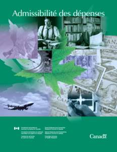 Admissibilité des dépenses  Centre de distribution : [removed] © Ministre des Travaux publics et Services gouvernementaux Canada 2001 No de cat. NS3[removed]