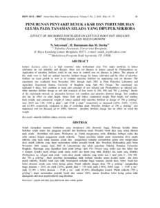 ISSN 1411 – 0067 Jurnal Ilmu-Ilmu Pertanian Indonesia. Volume 5, No. 2, 2003, Hlm[removed]