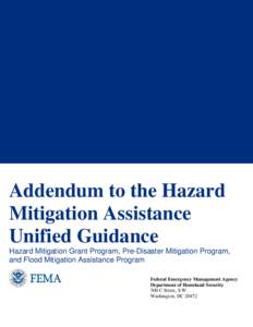 Addendum to the Hazard Mitigation Assistance Unified Guidance