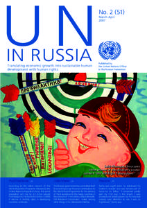 UN IN RUSSIA Translating economic growth into sustainable human development with human rights  No[removed])