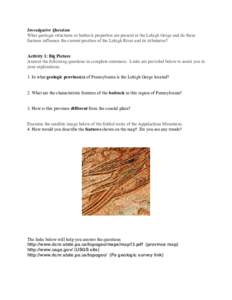 Fold / Anticline / Sedimentary rock / Geologic map / Geology of Great Britain / Geology / Structural geology / Syncline