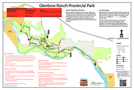 Geography of Alberta / Calgary / Geography of Canada / Alberta / Calgary Region / Rocky View County /  Alberta / Glenbow Ranch Provincial Park