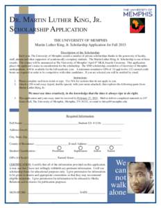 Scholarship application2015.indd