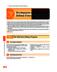 Part II The Basics of Japan’s Defense Policy and Dynamic Defense Force  Chapter 3