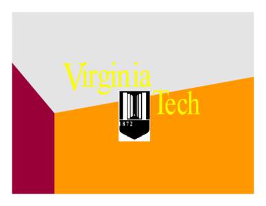 Virginia 1872 Tech  Electronic Theses and Dissertations