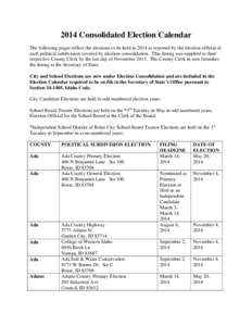 Microsoft Word[removed]Election Consolidation Calendar.doc