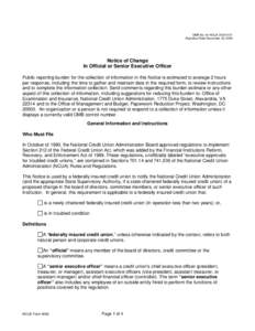 Microsoft Word - NCUA Form 4063.doc