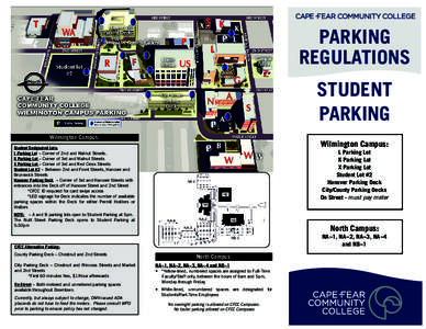 Parking Regulations Student Parking Wilmington Campus: