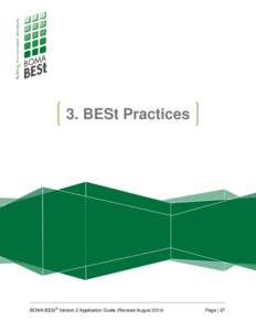 3. BESt Practices  BOMA BESt® Version 2 Application Guide (Revised August[removed]Page | 27