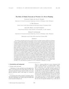 VOLUME 45  JOURNAL OF APPLIED METEOROLOGY AND CLIMATOLOGY MAY 2006