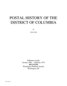 Microsoft Word - hechtsDCpostalhistory.doc