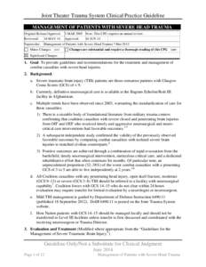 PREVENTION OF VENTILATOR ASSOCIATED PNEUMONIA