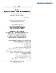 Federal assistance in the United States / Healthcare reform in the United States / Presidency of Lyndon B. Johnson / 111th United States Congress / Child poverty / Medicaid / Health in the United States / Law / United States / National Federation of Independent Business v. Sebelius / Patient Protection and Affordable Care Act / Medicare