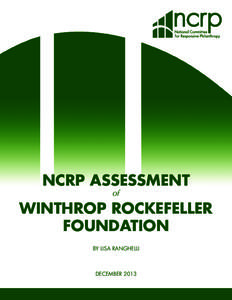 NCRP Assessment of Winthrop Rockefeller Foundation by Lisa Ranghelli