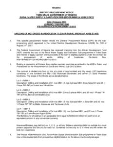 Auction theory / Auctioneering / Yobe State / Damaturu / Fika / Nigeria / Gashua / Purchasing / First-price sealed-bid auction / Business / States of Nigeria / Geography of Africa