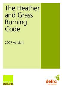 The Heather and Grass Burning Code 2007 version