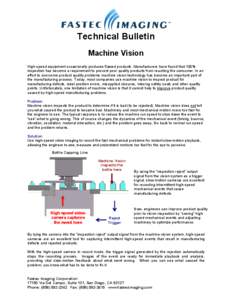 Microsoft Word - Technical Bulletin - Machine Vision.doc