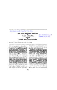 Derek J. de Solla Price / Scientometrics / Academic discipline / Big Science / Sociology of scientific knowledge / Eugene Garfield / Invisible College / Information science / Science / Bibliometrics / Knowledge