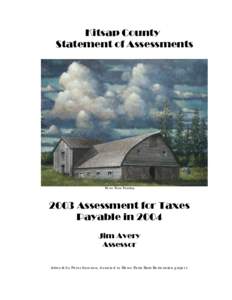 Statement of Assesment 2003