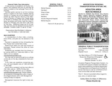 14260 ARTS Houlton bus schedule