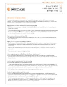 Electronics / Federal Communications Commission / Radio technology / Broadcast law / Title 47 CFR Part 15 / Microwave / Base station / ANT / Technology / Telecommunications engineering / Wireless