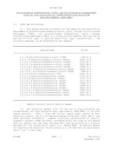 Chromatography / Organochlorides / Laboratory techniques / Persistent organic pollutants / Immunotoxins / Gas chromatography / Polychlorinated dibenzodioxins / Column chromatography / Octachlorodibenzodioxin / Chemistry / Science / Scientific method