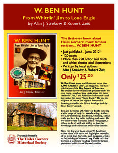 Hales / W. Ben Hunt / Hales Corners /  Wisconsin / Hunt