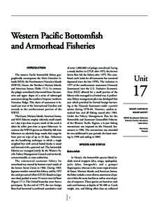 Marine biology / Water / Fishing industry / Physical oceanography / Seamount / Pelagic armorhead / Bottom trawling / Northwestern Hawaiian Islands / Overfishing / Fishing / Fish / Fisheries