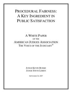 Organizational justice / Procedural justice / Natural justice / Kevin Burke / Criminal justice / Social philosophy / Ethics / Fundamental justice / Law / Organizational behavior / Legal terms