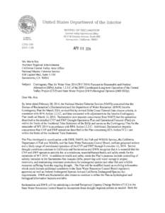 Reclamation Letter to NMFS[removed]