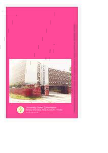 Bahadur Shah Zafar Marg, New Delhiwww.ugc.ac.in Published by University Grants Commission. DecemberDesigned and Printed by Calypso Communications, , 