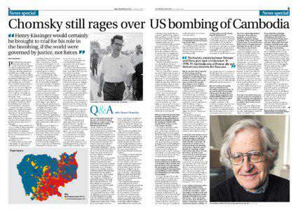 Khmer Rouge / Pol Pot / Noam Chomsky / Cambodia / Operation Menu / Henry Kissinger / Ben Kiernan / Vietnamization / Khmer people / Politics / Academia / Asia