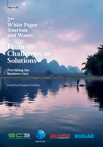 March 14  2nd White Paper Tourism and Water: