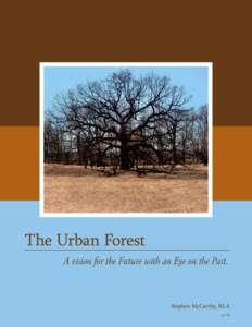 This vision for the urban forest is fundamentally inspired by the enduring writings and teachings of the great American author, teacher, ecologist, forester, and environmentalist, Aldo Leopold. “Like the shrew that bu