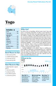 ©Lonely Planet Publications Pty Ltd  Togo POP 6.9 MILLION  Why Go?