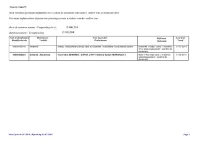 [removed]Stent valvulaire percutané implantable avec système de placement placé dans le outflow tract du ventricule droit Percutaan implanteerbare klepstent met plaatsingssysteem in rechter ventrikel outflow trac