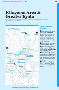©Lonely Planet Publications Pty Ltd[removed]Kitayama Area & Greater Kyoto
