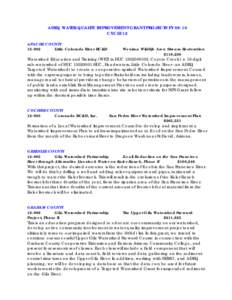 San Pedro Valley / Gila River / San Francisco River / Watershed management / Colorado River / Geography of Arizona / Geography of the United States / San Pedro River