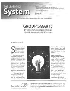 Inside • Ground professional learning with outcomes, p. 2 • High-quality professional learning takes systemwide support, p. 3 • Tool: Creating norms, pp[removed]THE LEARNING