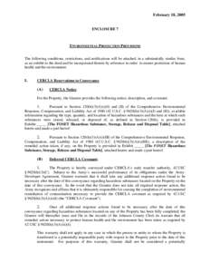Attachment 7 - Environmental Protection Provisions
