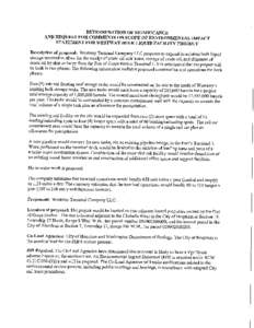 Determination of Significance (DS) and request for comments on scope of Environmental Impact Statement (EIS) for Westway Bulk Liquid Facility Project[removed]) | Grays Harbor County, Washington | City of Hoquim and Wash