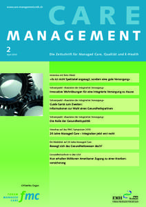 www.care-management.emh.ch  Ca r e ManageMent 4