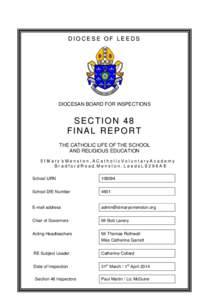 Education in the United Kingdom / Corpus Christi Catholic College / Westhoughton High School