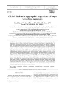 ENDANGERED SPECIES RESEARCH Endang Species Res Vol. 7: 55–76, 2009 doi: [removed]esr00173