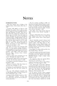 NOTES INTRODUCTION Molly Ivins, Inequity Gap: A Product of the Economic Boom, Liberal Opinion Week, May 17,  “Certainly,” Will added in an April 23, 1995