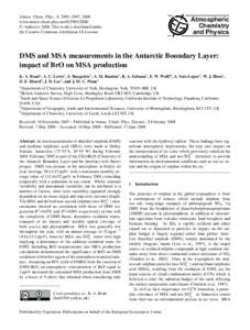 Atmos. Chem. Phys., 8, 2985–2997, 2008 www.atmos-chem-phys.net[removed]/ © Author(s[removed]This work is distributed under the Creative Commons Attribution 3.0 License.  Atmospheric