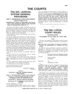 3927  THE COURTS Title 204—JUDICIAL SYSTEM GENERAL PROVISIONS