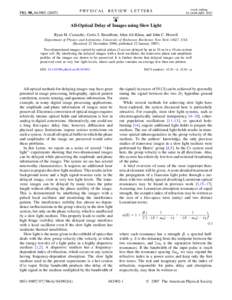 Laser science / Nonlinear optics / Light / Electromagnetically induced transparency / Photon / Slow light / Ultrashort pulse / Laser / Analog television / Physics / Optics / Electromagnetic radiation